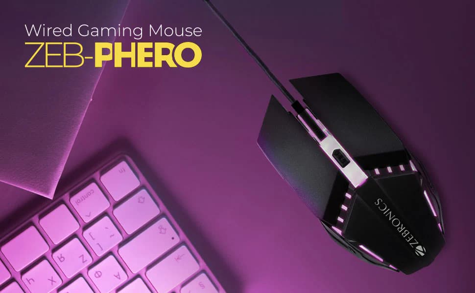 ZEBRONICS Phero Wired Mouse